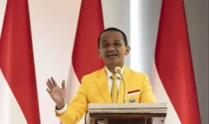 Image Credit Akbar/Antara - General chairman of the Golkar Party DPP Bahlil Lahadalia.