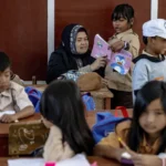 Image Credit Yudha Baskoro/JG - Children study in the class at Tugu Utara Village in Bogor, West Java on June 2, 2022.