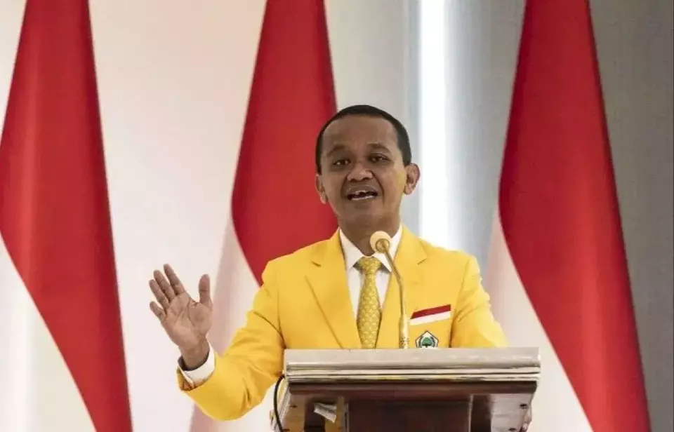 Image Credit Akbar/Antara - General chairman of the Golkar Party DPP Bahlil Lahadalia.