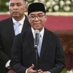 Image Credit Hafidz Mubarak A/Antara - Minister of Higher Education, Science and Technology (Mendikstisaintek) Brian Yuliarto gave usai press information appointed by President Prabowo Subianto at the State Palace, Jakarta, Wednesday (19/2/2025).