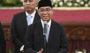 Image Credit Hafidz Mubarak A/Antara - Minister of Higher Education, Science and Technology (Mendikstisaintek) Brian Yuliarto gave usai press information appointed by President Prabowo Subianto at the State Palace, Jakarta, Wednesday (19/2/2025).