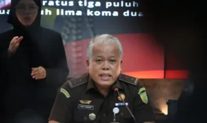 Image Credit Special - Head of the Legal Information Center (Kapuspenkum) of the Attorney General's Office Harli Siregar in a Press Conference on Confiscation of Money in Corruption Cases in Sugar Import Activities at the Ministry of Trade in 2015-2016.