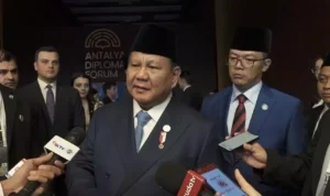 Image Credit BPMI Setpres - President Prabowo Subianto seusai attended the Antalya Diplomatic Forum in Antalya, Turkey, Friday, April 11, 2025.