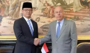Minister of Foreign Affairs (Menlu) Sugiono with Brazilian Foreign Minister, Mauro Vieira. (Kemenlu)