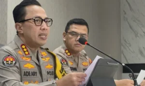 Head of Public Relations of the Jakarta Metro Police, Senior Commissioner Ade Ary Syam Indradi. (Ady Anugrahadi).
