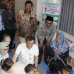 Central Java Governor, Ahmad Luthfi during the inauguration of daycare and women workers' shelter in Batang Integrated Industrial Area (KITB), Thursday (1/5/2025). (Special)