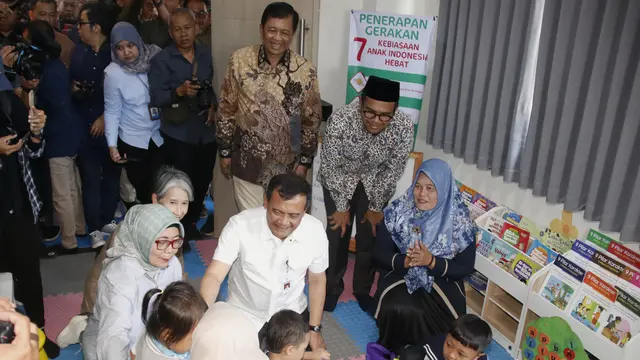 Central Java Governor, Ahmad Luthfi during the inauguration of daycare and women workers' shelter in Batang Integrated Industrial Area (KITB), Thursday (1/5/2025). (Special)