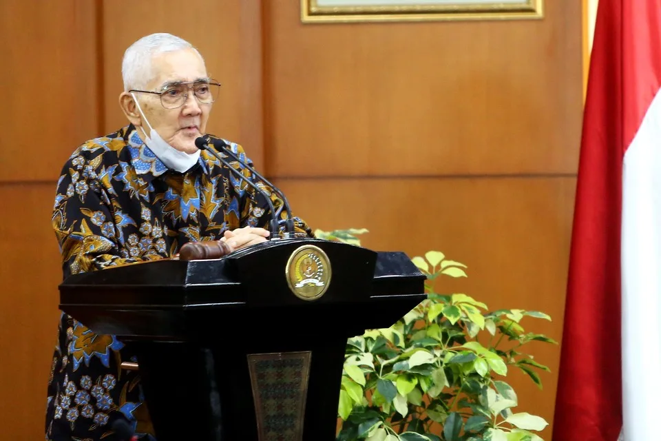Prabowo said Try Sutrisno was one of the retired TNI who founded a political party. (BeritaSatu/Ruht Semiono)