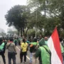 Illustration of motorcycle taxi demonstration. (Beritasatu/Teguh Adi Prasetyo)