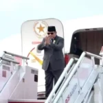 President Prabowo Subianto departs for Halim Perdanakusuma Air Base, Jakarta, from TUDM Subang Air Base in Selangor, Malaysia, Tuesday, May 27, 2025 after completing his entire agenda of attending the 46th ASEAN Summit and other high-level meetings in Kuala Lumpur. (Antara)